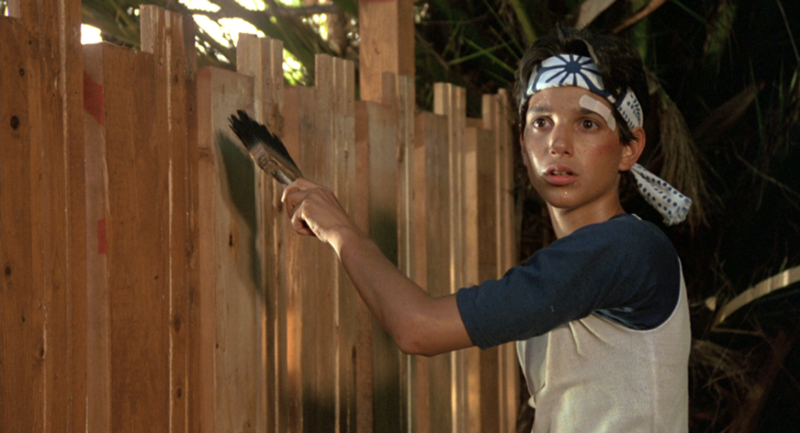 Daniel-painting-fence-Karate-Kid-
