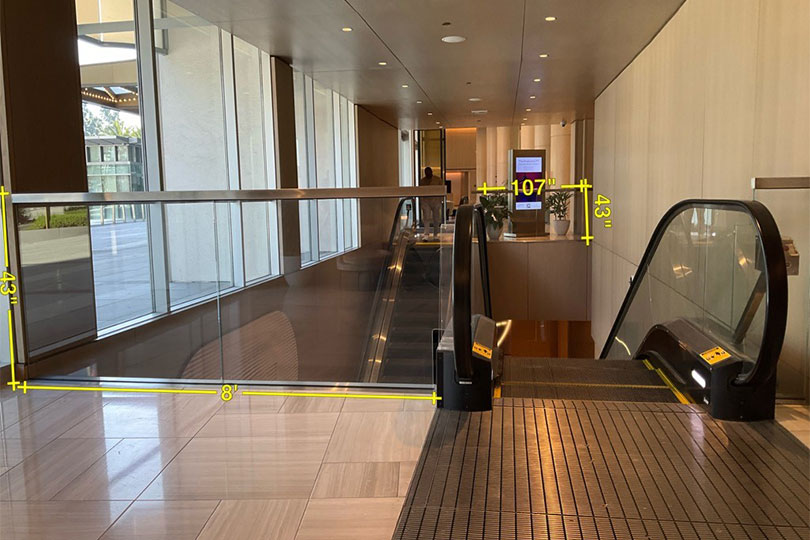 Escalator-Glass-Wall-Signage