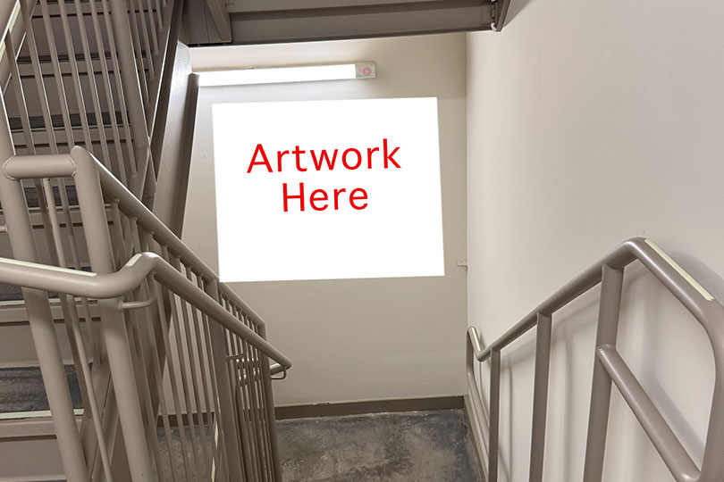 Stairwell-Sign-Beside-North-Elevators
