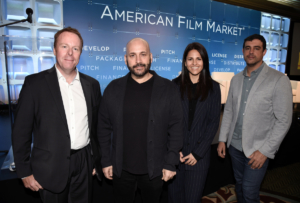 Scott Roxborough, European Bureau Chief, The Hollywood Reporter, Aaron L. Gilbert, Chairman & CEO, Ashley Levinson, Chief Strategy Officer, Anjay Nagpal, Chief Content Officer